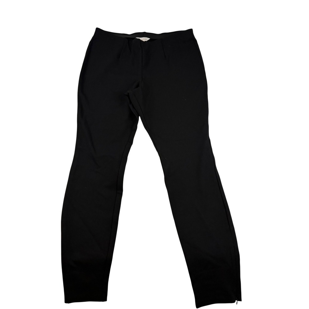 Prologue Womens Black Slim Fit Tapered Elastic Waist Ponte Pant Size X High Rise